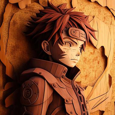 3D model Gaara FROM NARUTO (STL)